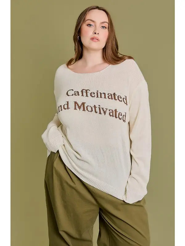 The coffee lover light sweater