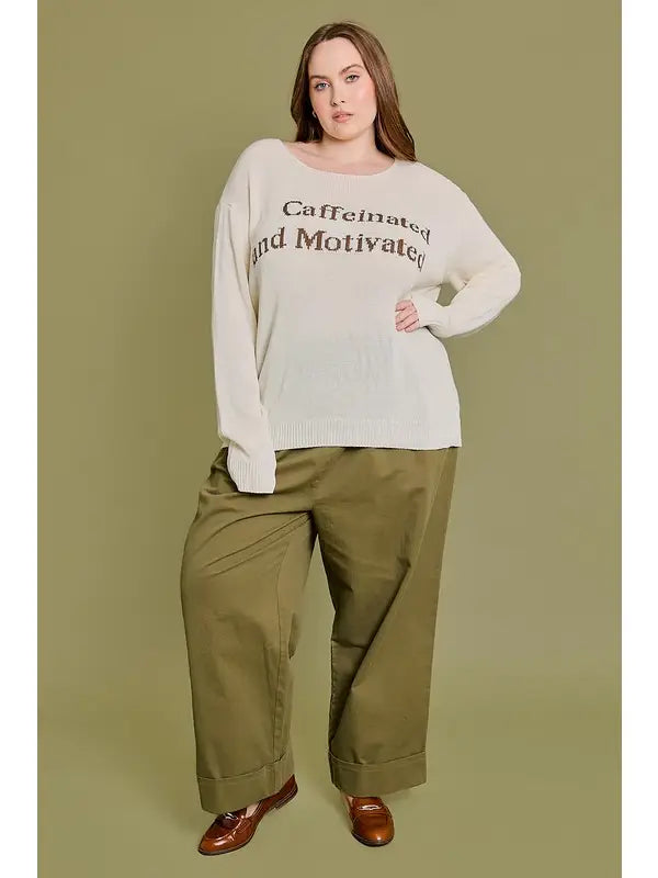 The coffee lover light sweater