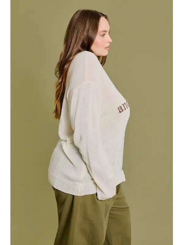 The coffee lover light sweater
