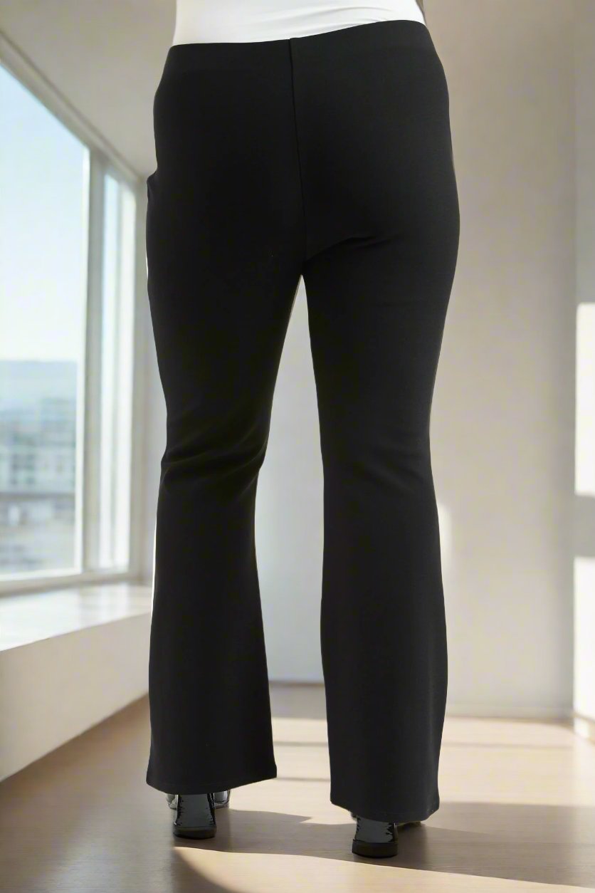 High Waisted Flare Pants (plus)