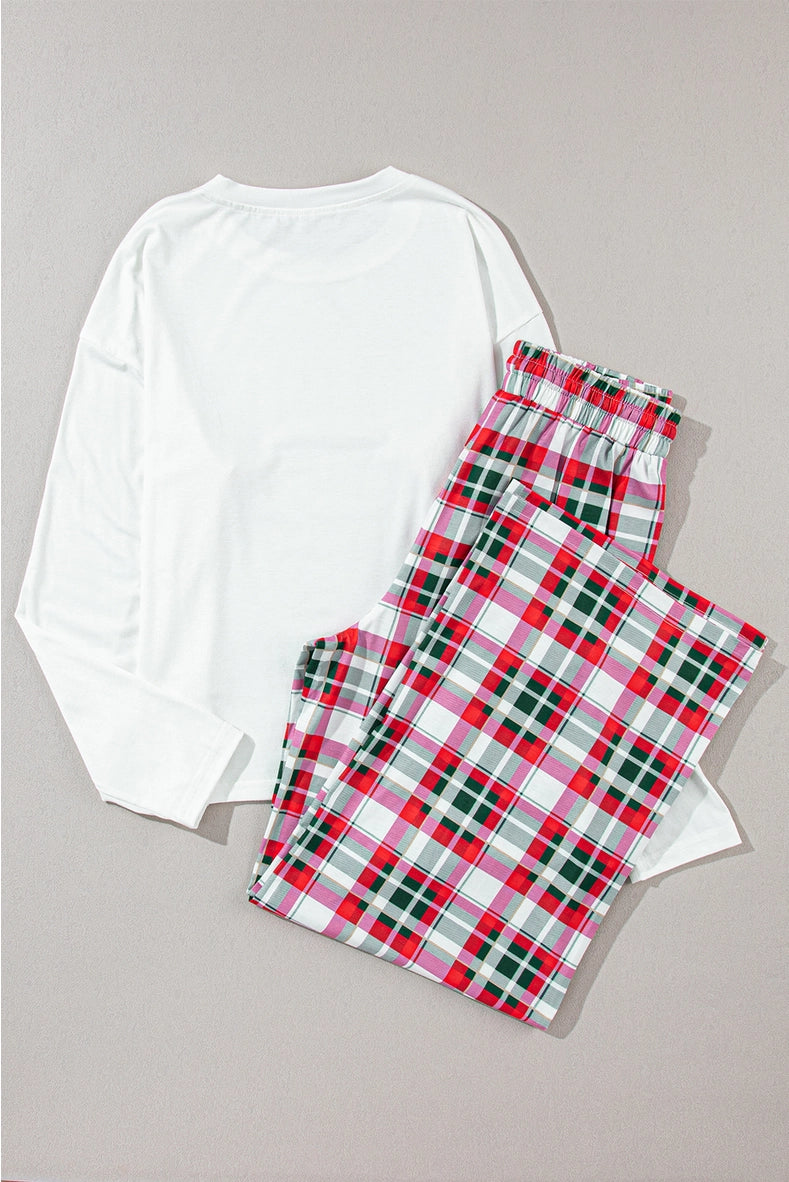 Two piece Merry Christmas pajamas